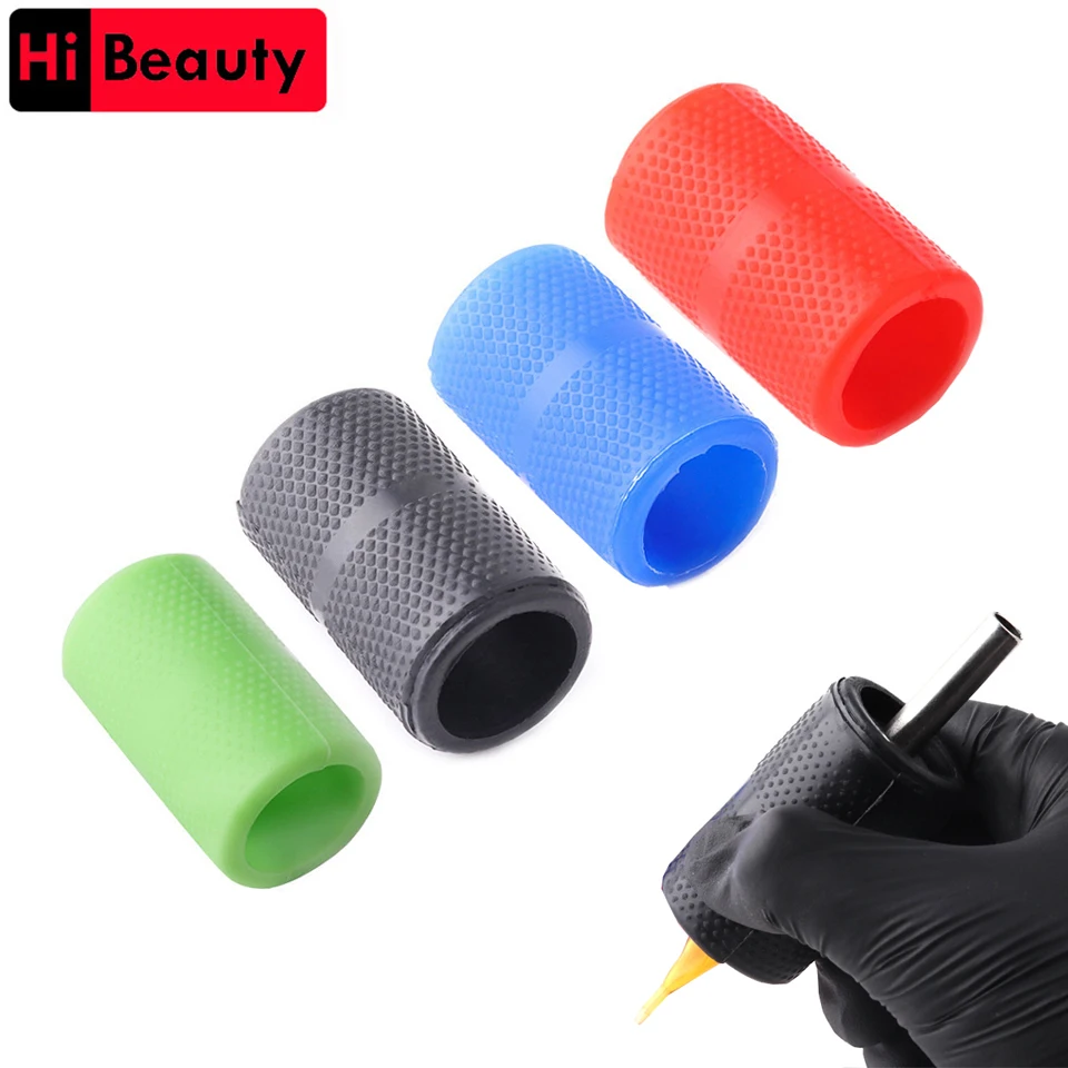 

1PC 25mm Silicone Soft Hand Cover Handle Tube For Tattoo Grip Skid Resistance Tattoo Gun Supply Accessory