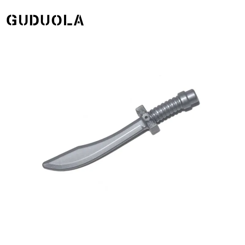 

Guduola Special Brick Curved Sword with Ridged Handle 25111 MOC Building Block DIY Educational Toys Accessories 20pcs/LOT