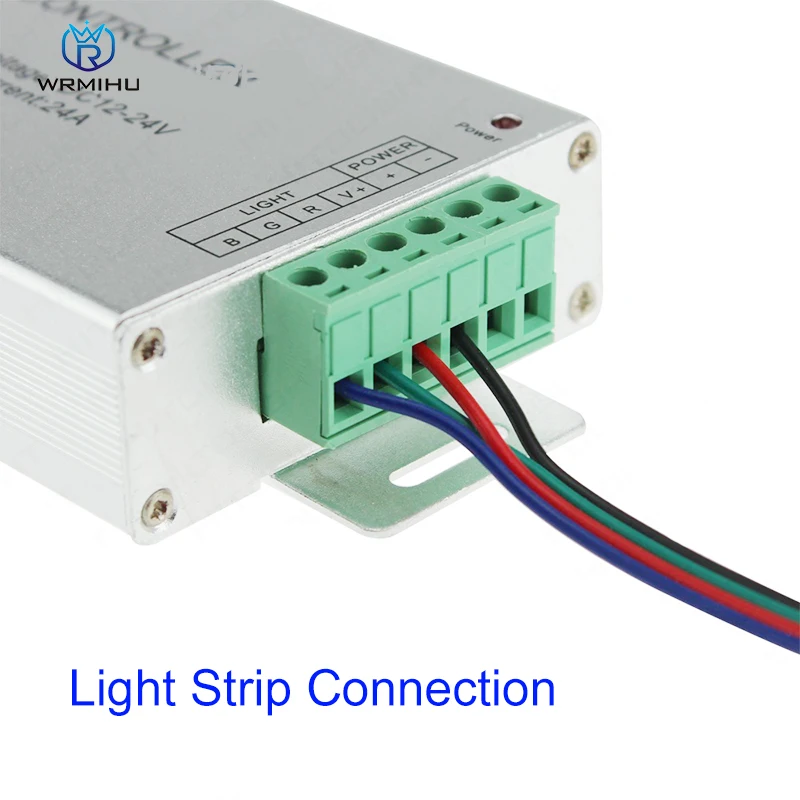 DC12V-24V 24-Key 44-Key Led Controllers Ir Afstandsbediening Kleur Rgb Lamp Met Module Dimmer 12A 24A