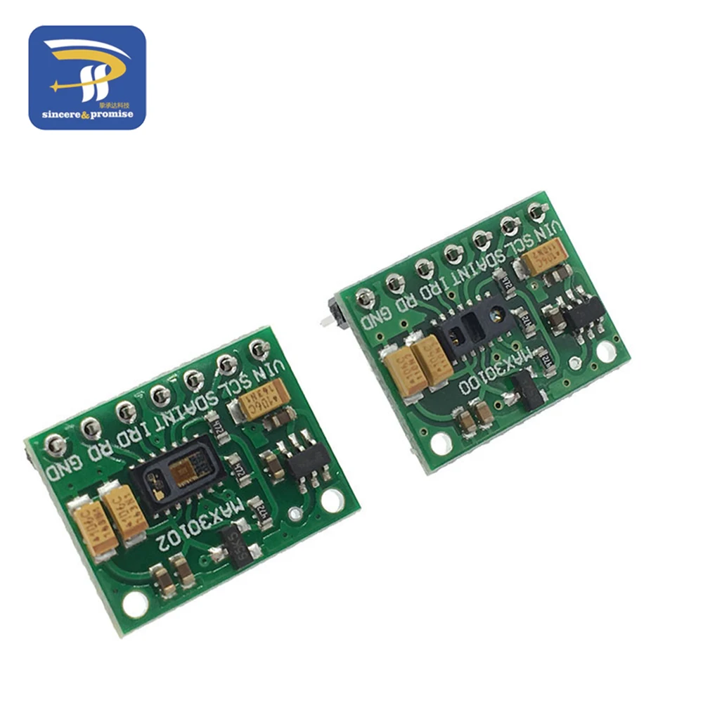 Low Power MAX30102 Heart Rate Pulse Breakout Board For Arduino / Blood Oxygen Sensor Module MAX30100 Pulse Oximeter