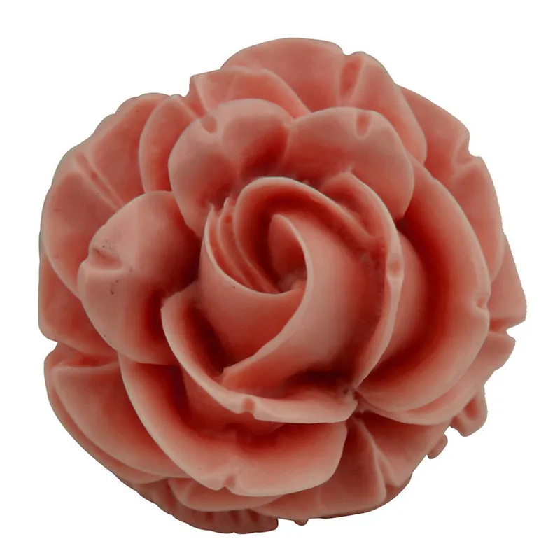 New Flower/Rose Candle Wax Silicon 3D Soap Mold Cake Decoration Manual Handmade Resin Clay Plaster Gumpaste Mould M2442