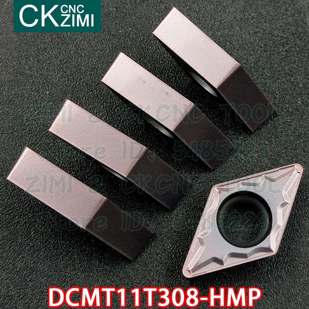 DCMT11T308-HMP DCMT 11T308 HMP كربيد إدراج الخارجية تحول إدراج أداة مخرطة معدنية باستخدام الحاسب الآلي أداة قطع الخشب لالفولاذ المقاوم للصدأ