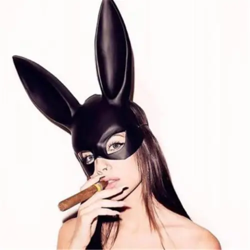 Party Supplies Cosplay Masks for Face Women Halloween Sexy Bunny Mask Party Bar Nightclub Costume Rabbit Ears Masks