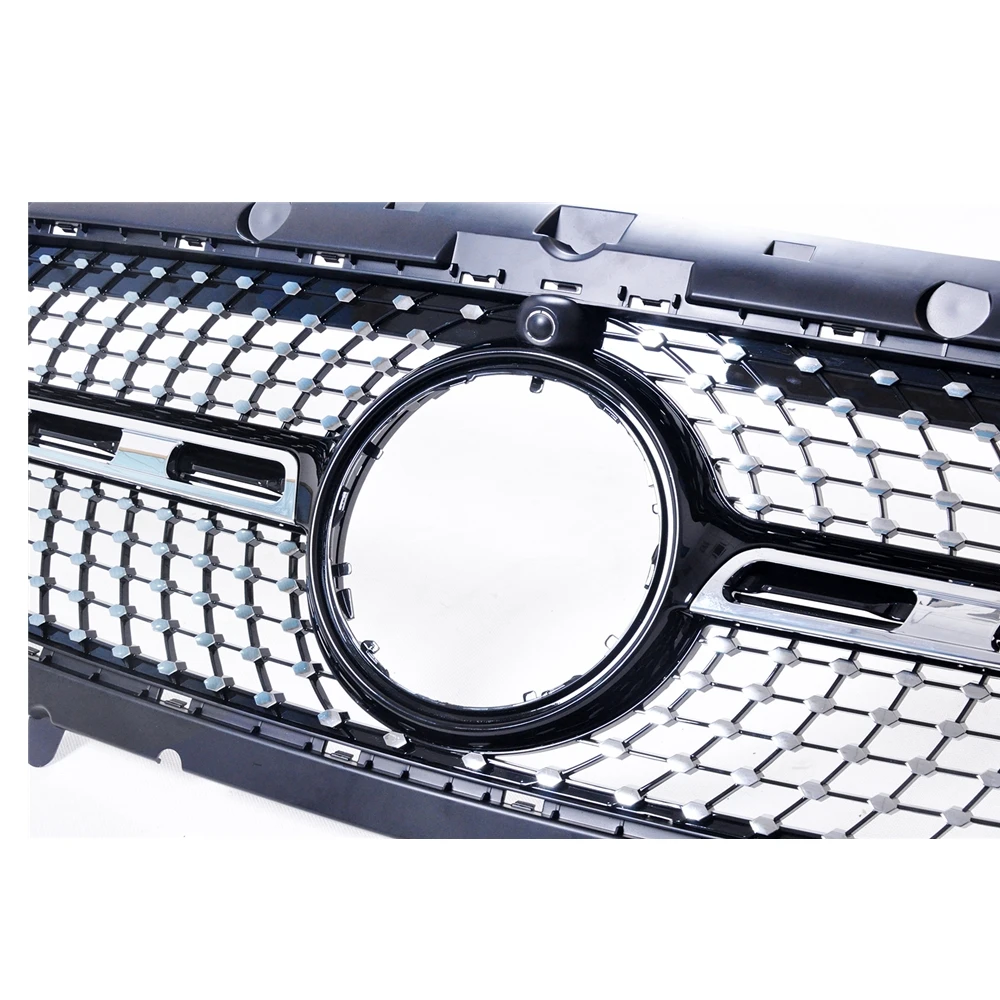 

For Mercedes Benz GLA-Class 2020-2023 H247 GLA220 220d GLA250 GLA45 GLA35 Front Kidney Grille Grill Upper Bumper Hood Mesh Grid