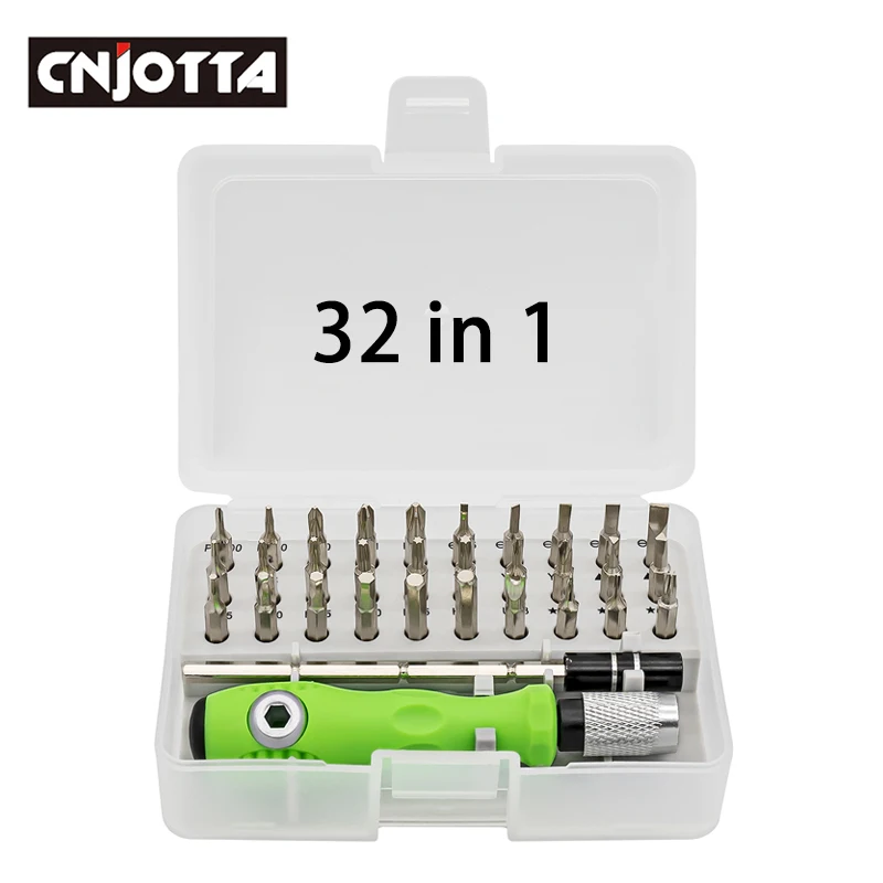 Set di cacciaviti 32 In 1 Mini Kit di punte da 30 pezzi Kit di riparazione del telefono utensili manuali di precisione