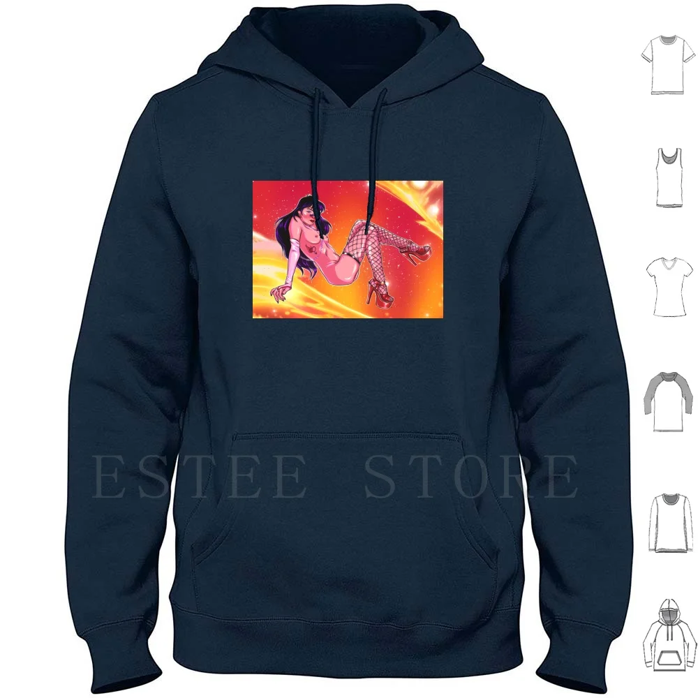 Sailor Pin-Up Hoodie Long Sleeve Up Sailor Guardian Sailor Guardian