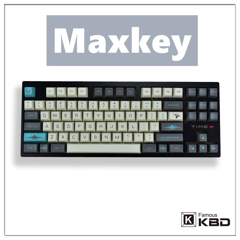 Maxkey SA keycap F-22 ABS is suitable for most mechanical keyboards ,FamousKBD