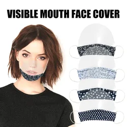 Transparent Catering Mask Anti Fog Catering Food Hotel Plastic School Kitchen Restaurant Smile Mouth Masks