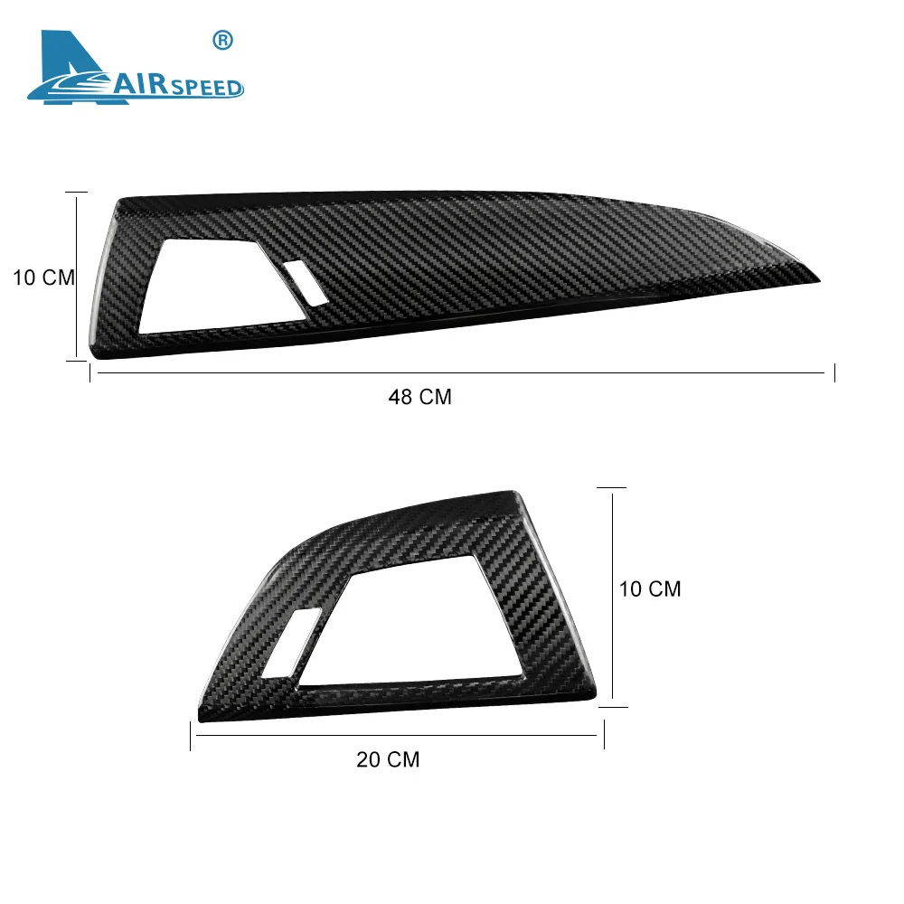 Airspeed-車用の純正カーボンファイバーインテリアトリム,ダッシュボードパネルカバー,ステッカー,rdアクセサリー,bmw 1および2シリーズ,f20,f21,f22