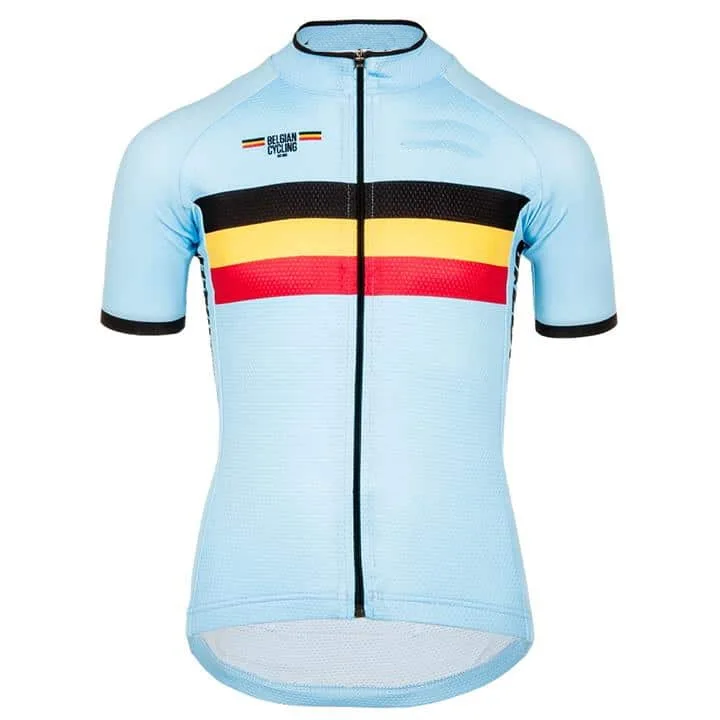 2021 BELGIUM NATIONAL TEAM SHORT SLEEVE CYCLING JERSEY SUMMER CYCLING WEAR ROPA CICLISMO+BIB SHORTS WITH POWER BAND