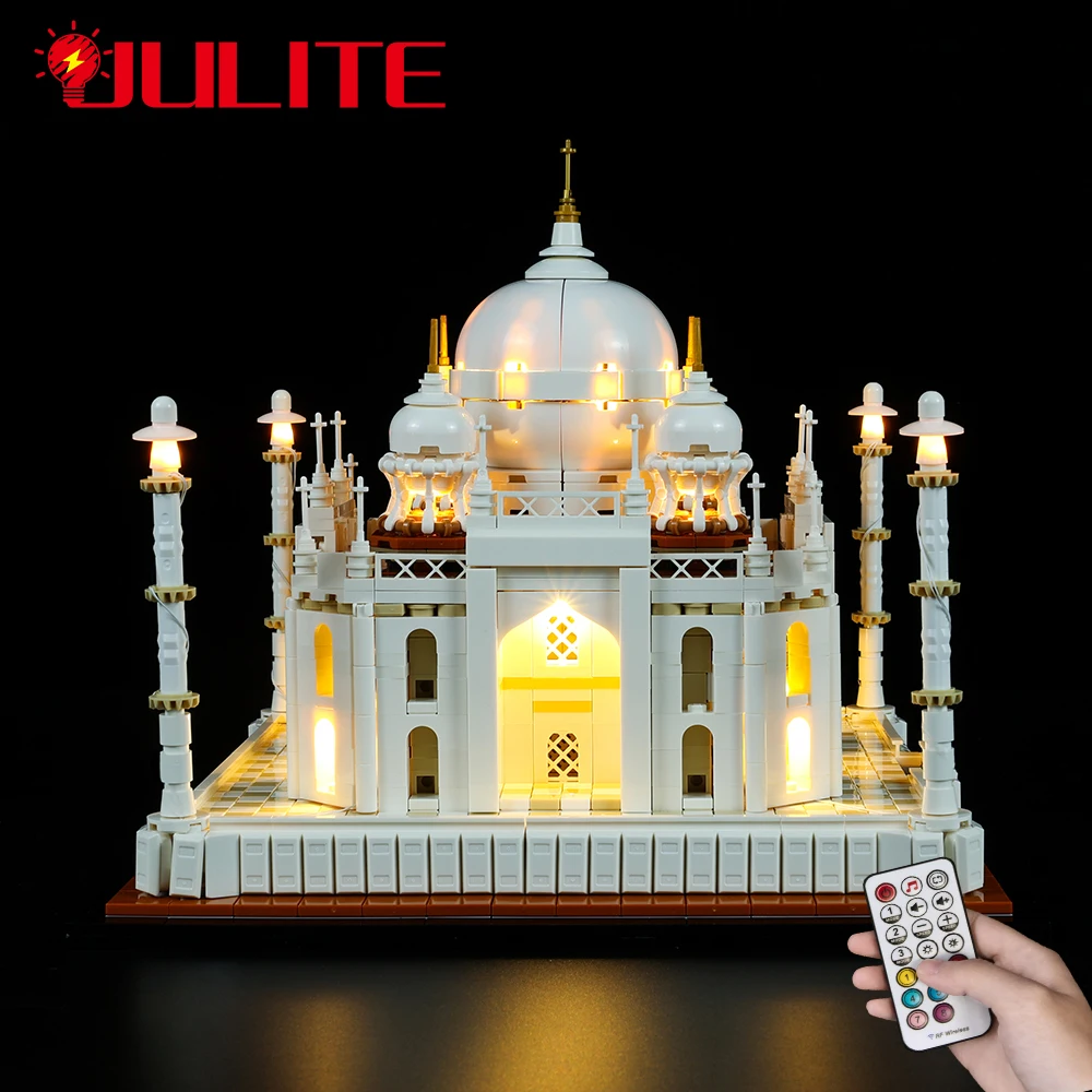 Đèn LED Bộ 21056 Taj Mahal Mẫu Tự Làm Đồ Chơi Bộ Không Bao Gồm Các Khối Xây Dựng