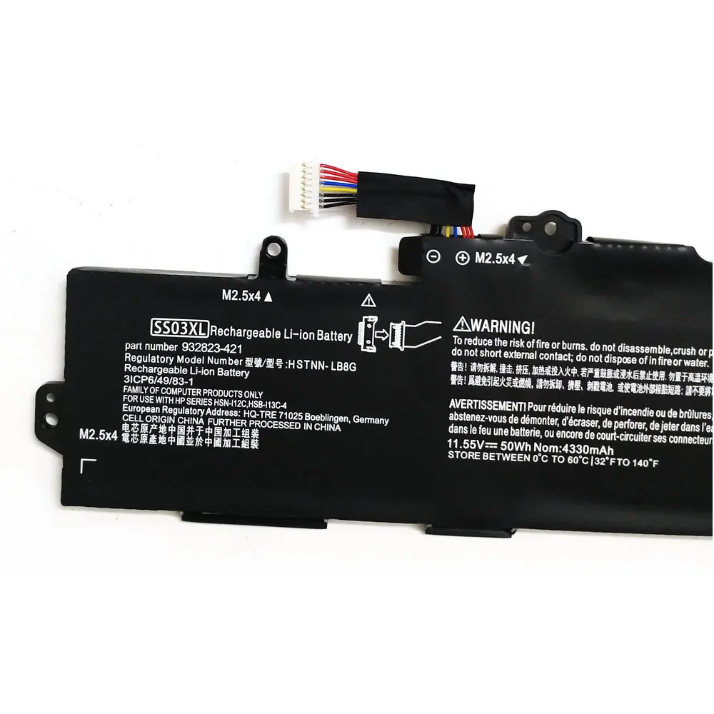 Imagem -02 - Genuine Ss03xl Bateria do Portátil para hp Elitebook 735 745 830 840 846 g5 g6 Mt44 Mt45 Zbook 14u g5 Hstnn-lb8g Ib8c Db8j 9328232c1