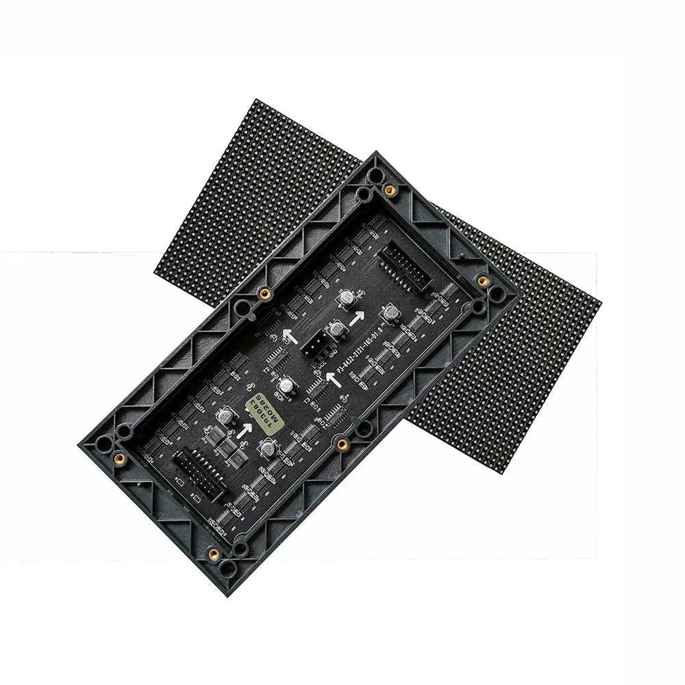 P3 Full Color LED Display Screen Module Indoor 192X96mm Size Hub75 Interface Surface Mount SMD2121 64X32 Pixels 1/16 Scan
