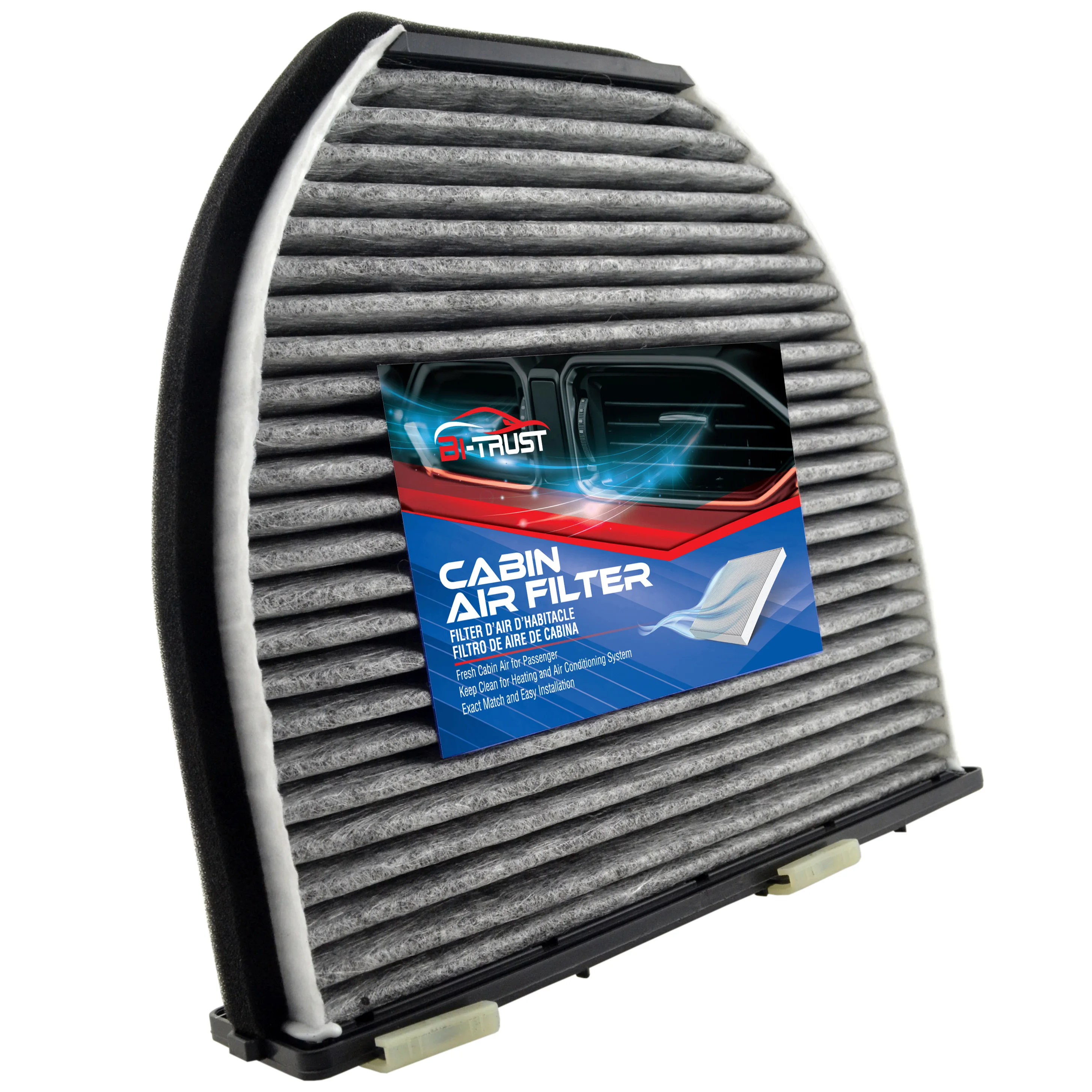 

Bi-Trust Cabin Air Filter for Mercedes-Benz AMG C230 C250 C300 C350 C63 CLS400 CLS550 CLS63 E250 E300 E350 E400 E550 E63 GLK250