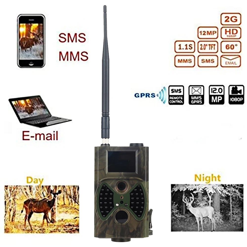 Trail Camera Photo-trap For Hunting 1080P HD Wild camera Camera Track Animal Camera Waterproof Night Version Wildlife Scouting