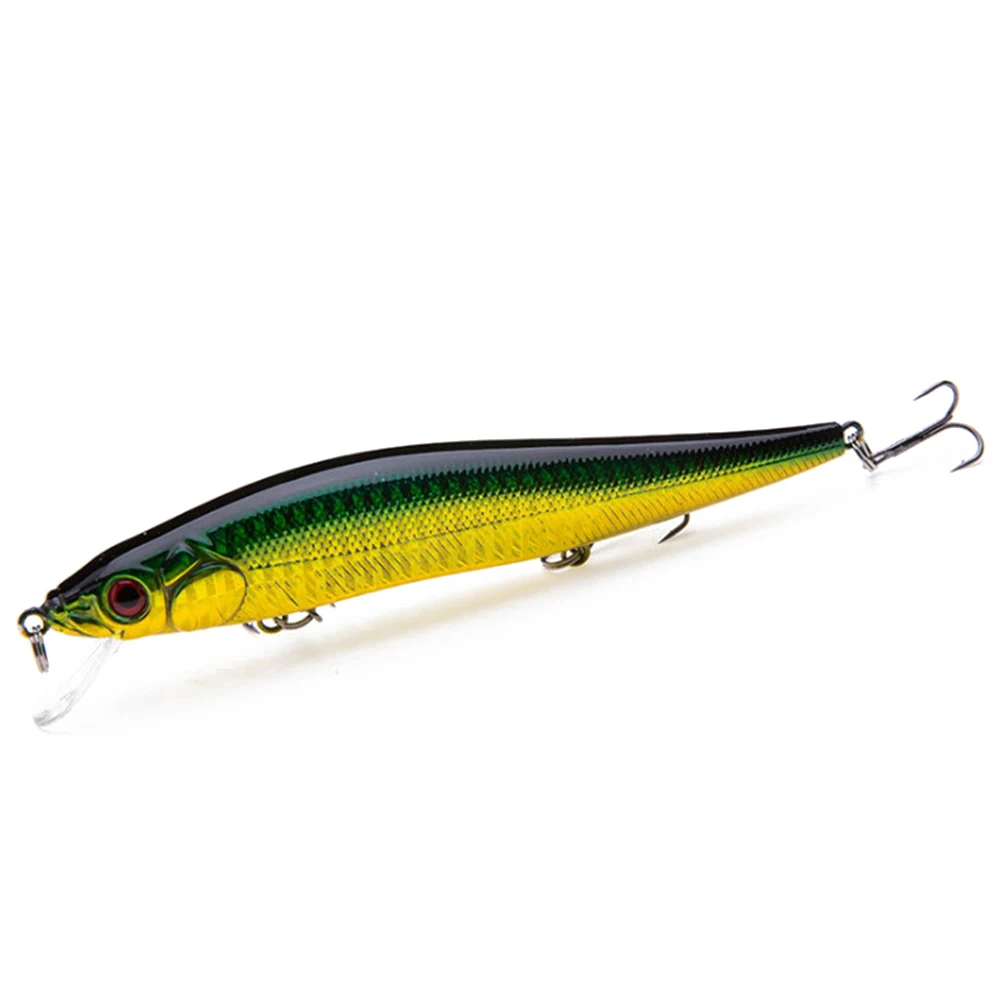 FISHINAPOT 1PCS 22G/140mm Big Laser Minnow Fishing Lure High Quality Tackle Wobblers Hard Crankbait with 2# Hooks Peche Isca