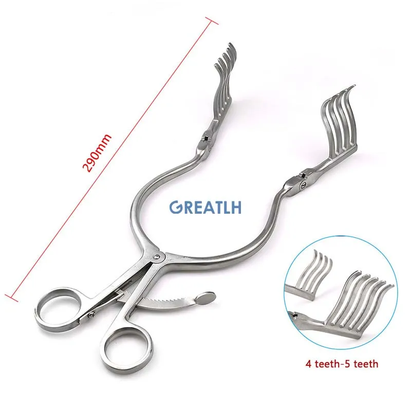 Stainless Steel Weitlaner Retractor Self-Retaining Retractor Veterinary Surgical Instruments