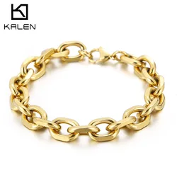 Karen 4mm 5mm 6mm 10mm O-Chain Simple Fashion Men's Stainless Steel Bracelet Custom