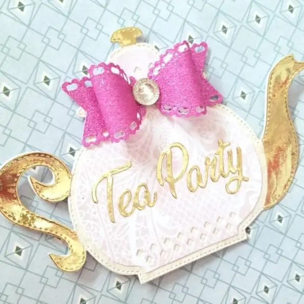 ZFPARTY Tea cup Teapot Metal Cutting Dies Stencils for DIY Scrapbooking/photo album Decorative Embossing DIY Paper Cards