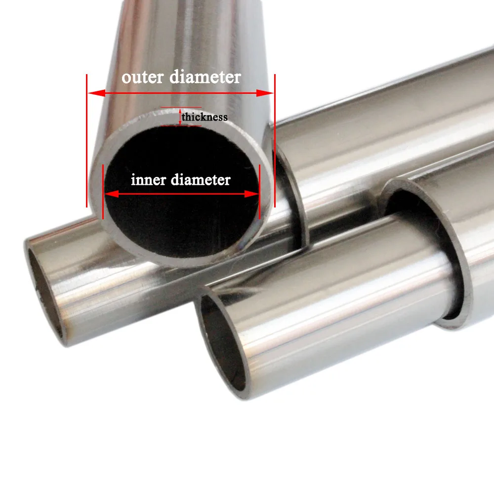 304 Stainless Steel Tube Precision Pipe OD14x1mm Outer diameter 14mm wall thickness 1mm inner diameter 12mm