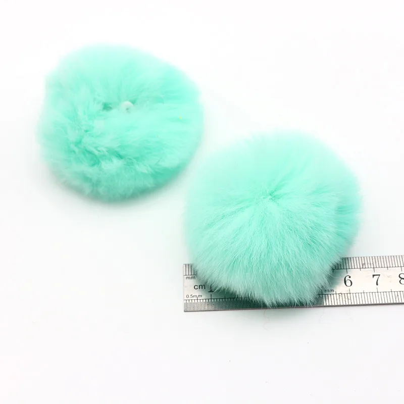 6-8cm puszysty miękki pluszowy piłka Faux Fur brelok Diy zabawki dla dzieci dekoracje ślubne Pompom krawiectwo dostarcza prezent 5-10 sztuk