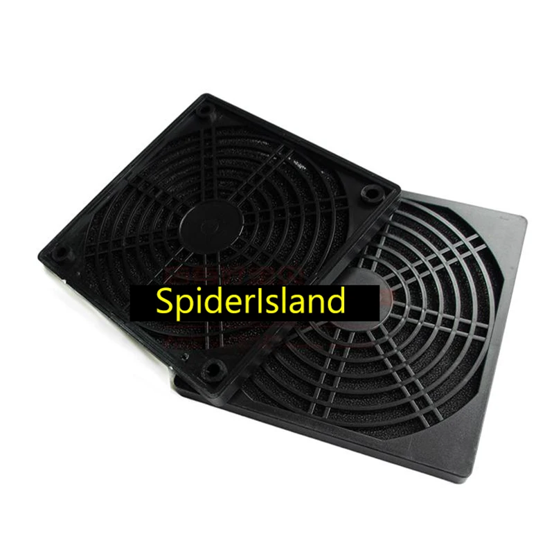 PC Dust Cover Case 3 in 1 Fan Dustproof Sponge Filter Mesh 80mm Dust Cover Case Guards Dust-proof