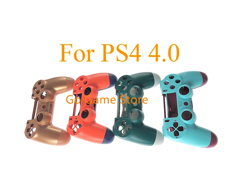 

10sets for PS4 Pro 4.0 Controller Housing Smooth Case Replacement Full shell and buttons For jds 040 JDM 040