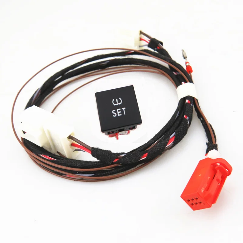 READXT TPMS tire pressure monitoring system Switch Button&Cable Wire For Passat B7 Jetta Golf 5 MK5 6 MK6 Polo EOS Beetle Caddy