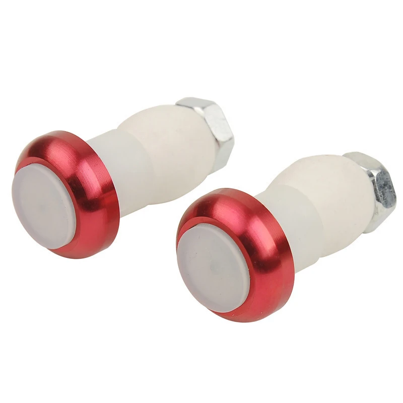 2PCS Bicycle Light Battery Powered Bicycle Handlebar Light Bike Signal Lamp Cycling LED Bar End Plugs Indicator Safety Lights