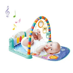 Tapete infantil para brincar, com teclado de piano e música, quebra-cabeças para crianças