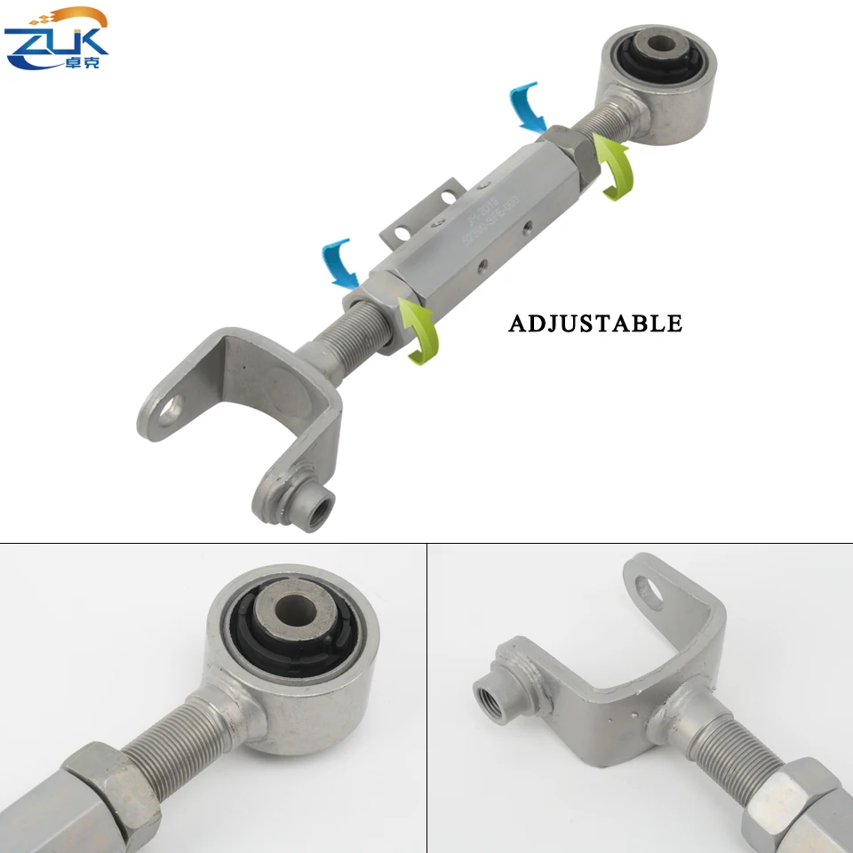 ZUK Adjustable Rear Suspension Upper Control Arm For HONDA ODYSSEY RB1 RB3 2005-2014 CR-V CRV 2002-2014 RD RE RM 52390-SFE-000