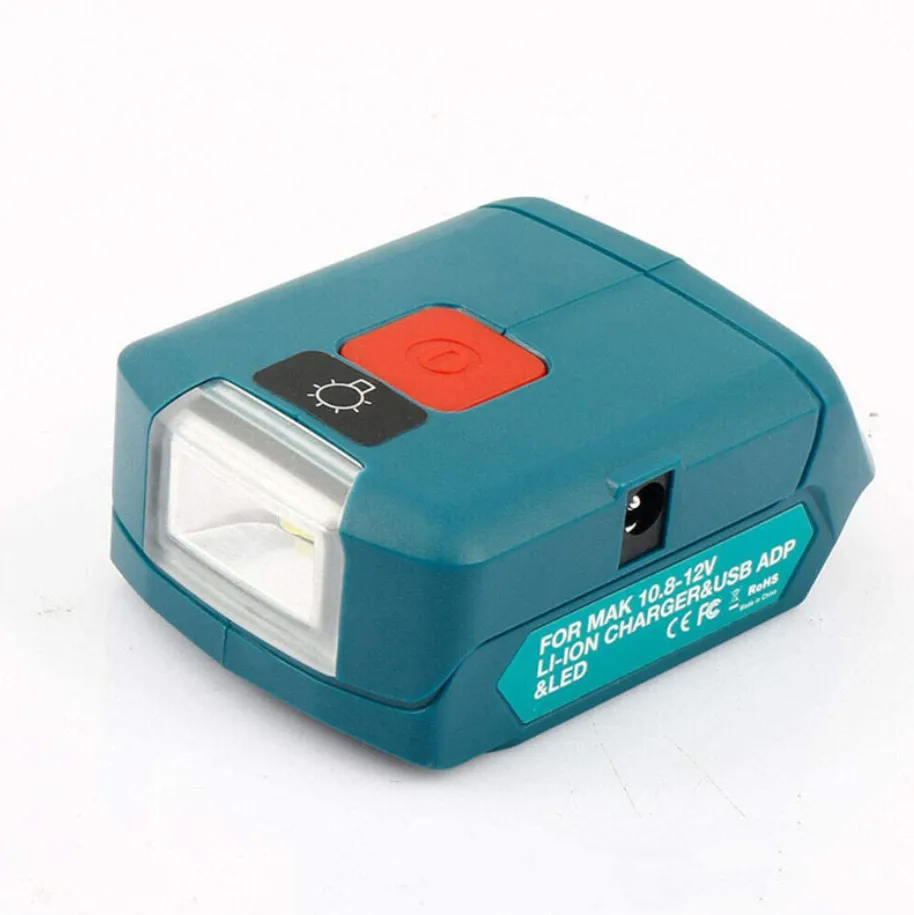 For Makita Charger Working Lamp BL1021B ML103 Portable LED Light Rechargeable Flashlight MT1015 12V 10.8V Lithium Battery BL1041