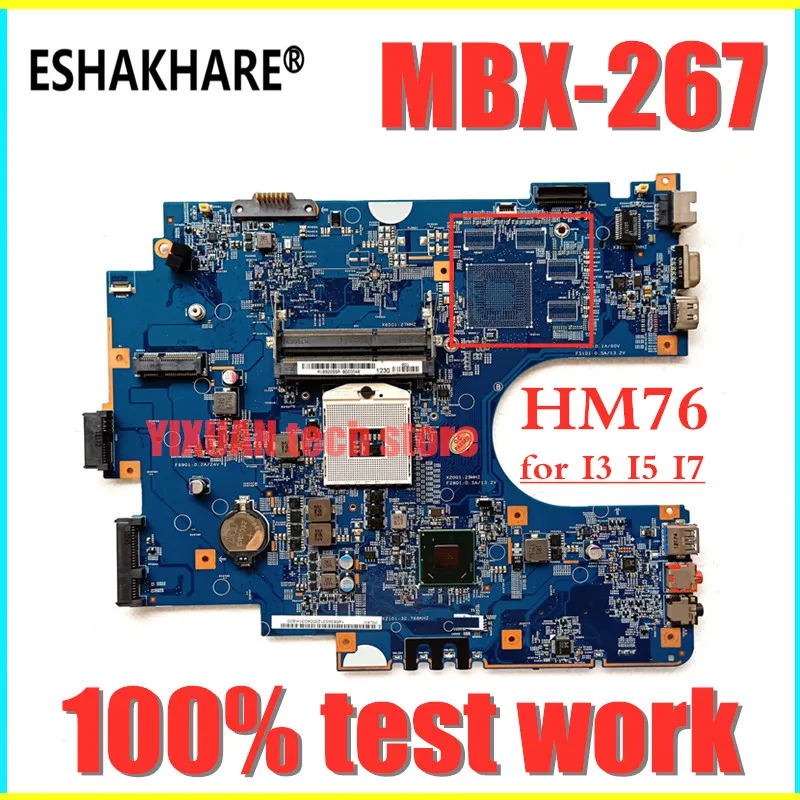 

ESHAKHARE For Sony SVE17 SVE171 SVE1711F1EW Series Laptop Motherboard Z70CR MB S1204-2 48.4MR05.021 A1892055A MBX-267 Main Board