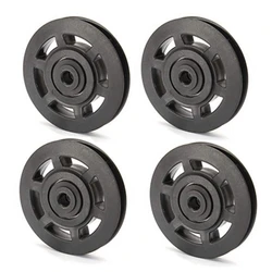 4Pcs 95mm Universal Bearing Pulley Wheel Cable Fitness Equipments Accessories Gym Equipment Part Wearproof Tool with Long Servic