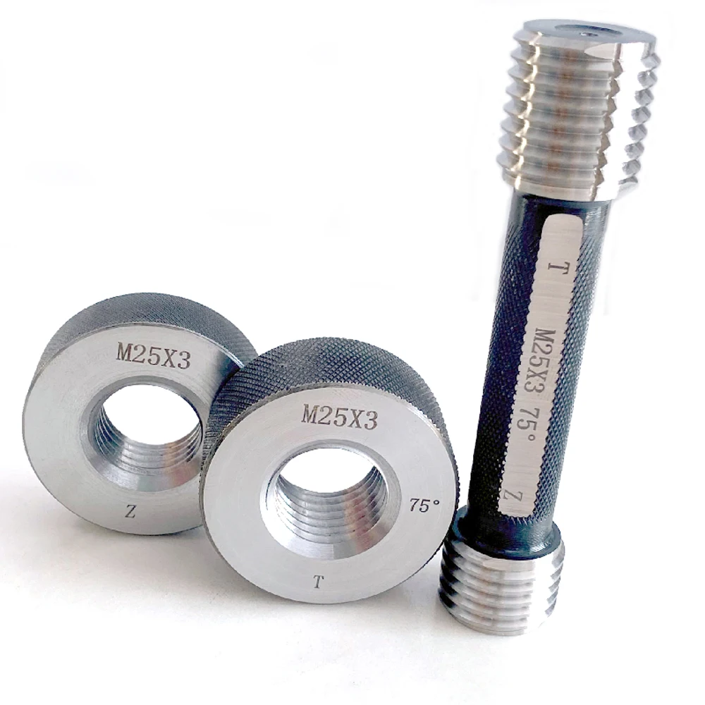 75 degrees straight thread Rebar sleeve plug gauge Reinforced Steel sleeve thread ring gauges M16 M18 M20 M22 M25 M28 M32 M36