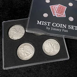 Mist Coin Set by Jimmy Fan Magic Tricks Coin Appearing/Vanishing Magia Magician Close Up Illusions Gimmick Mentalism Funny Props