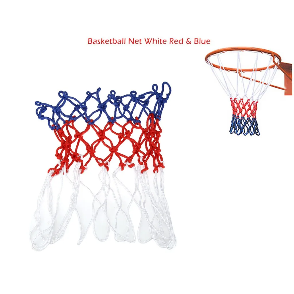 Standard Nylon Basketball Hoop Net Sports Thread Basketball Rim Mesh Net 12 Loop Wall Mounted Outdoor Hanging Basket Net31