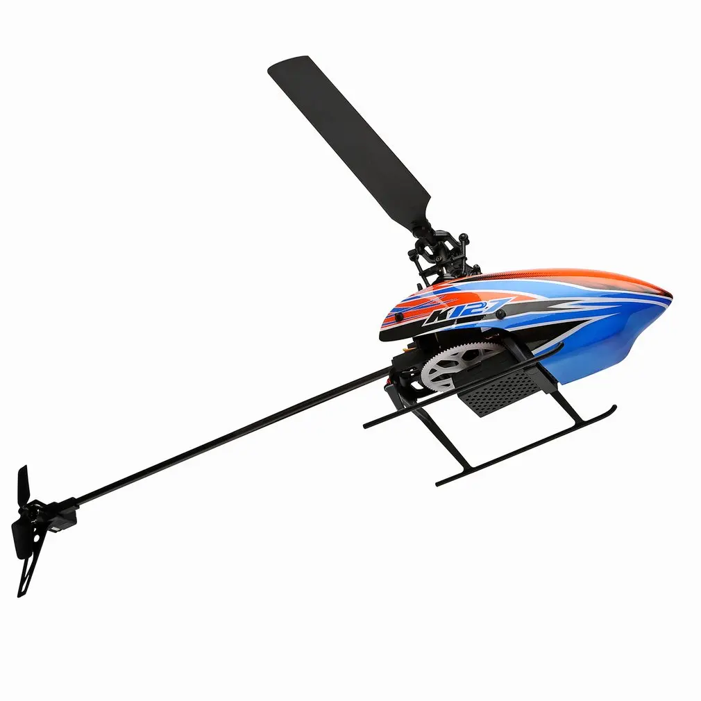 WLtoys XK K127 Self Stabilizing 6-Axis Gyroscope 4CH Flybarless Altitude Hold RC Helicopter Body Gift For Kids