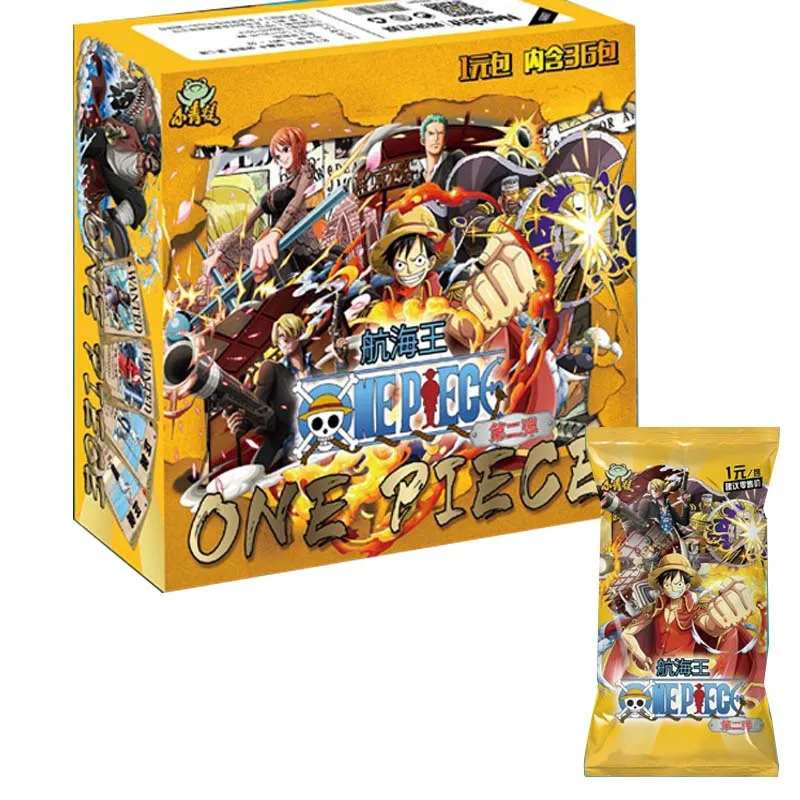 Luffy Japanse Anime Collectie Kaart Cartas Luffy Roronoa Sanji Nami Tcg Spel Kaarten 50-210 Stks/doos Kinderen Verjaardagscadeau