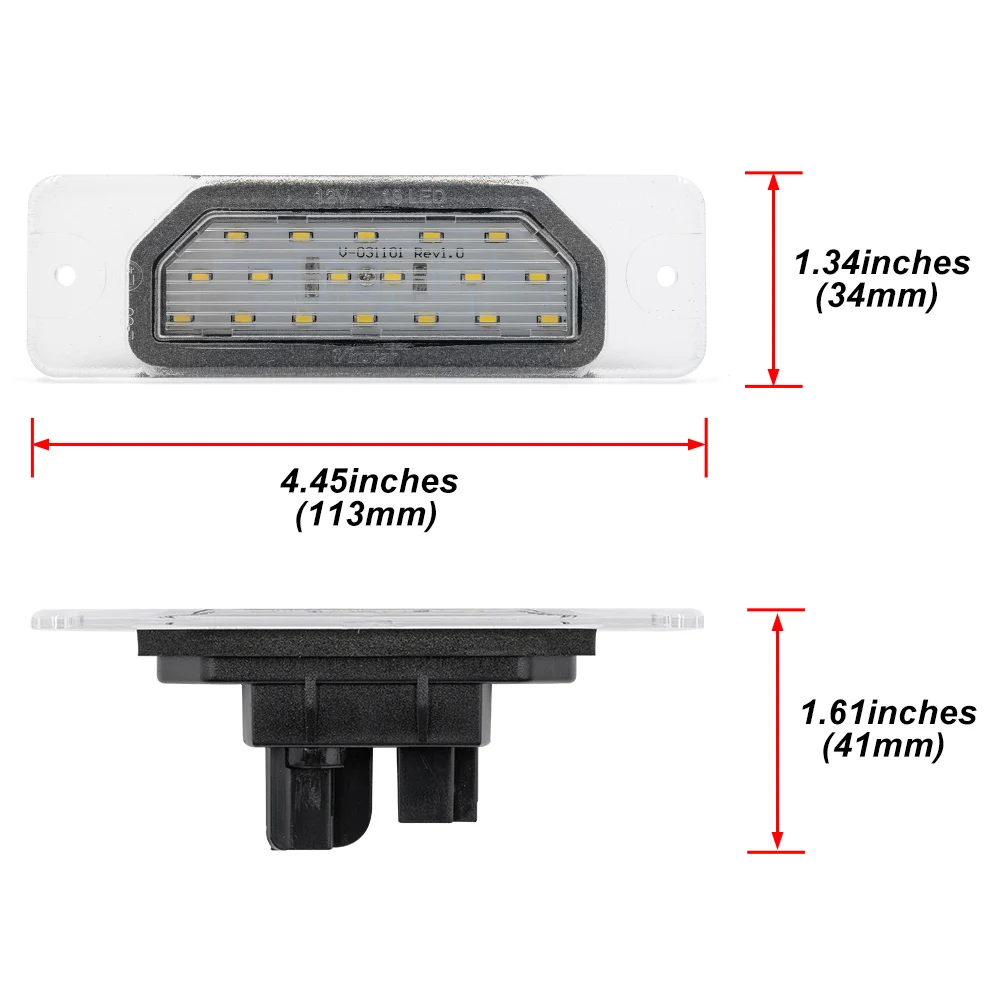 2X Oświetlenie tablicy rejestracyjnej LED do Nissana Cefiro A33 1999-2003 Fuga Y51 2009-up Maxima CA33 2000-2006 Do Infiniti FX35 FX45