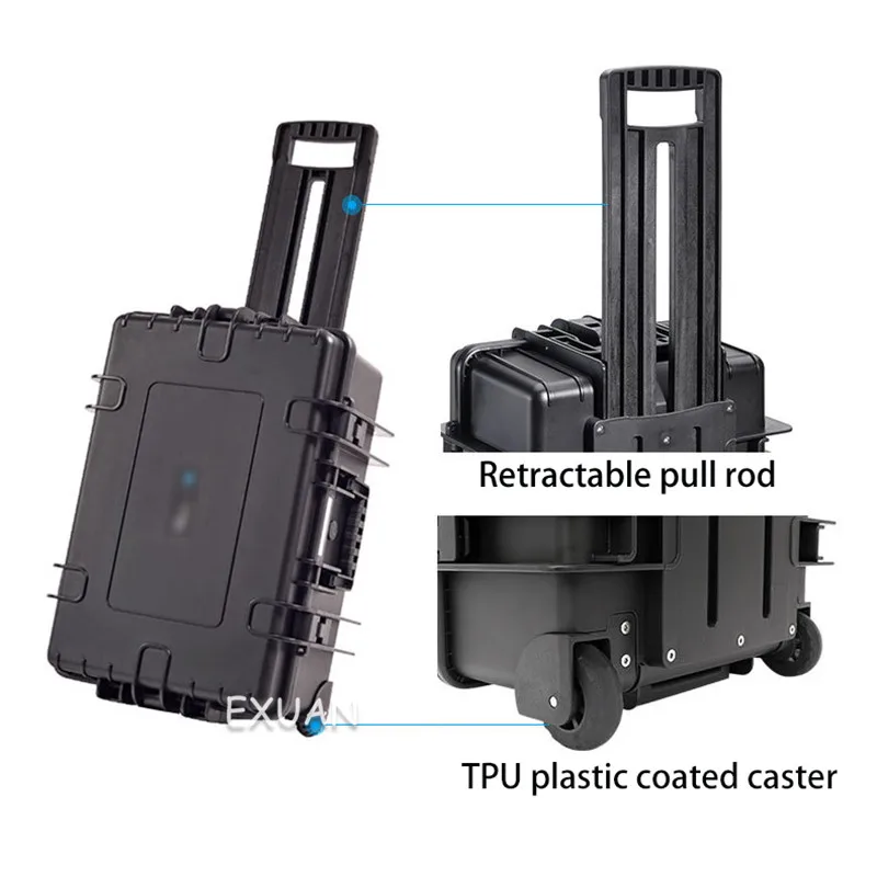 Auto Reparatie Tool Opbergdoos Waterdichte Hardware Tool Grote Trolley Multifunctionele Verzending Doos