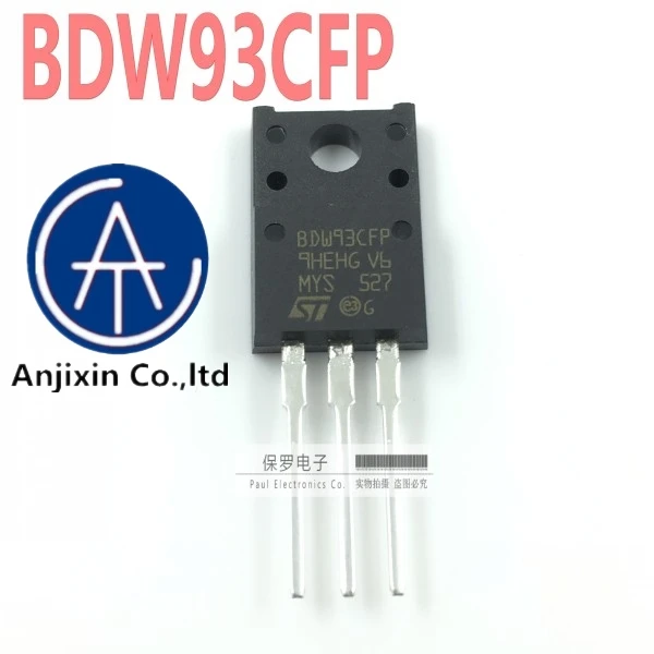 

10pcs 100% orginal new real stock Darlington Transistor BDW93CFP BDW93C TO-220F