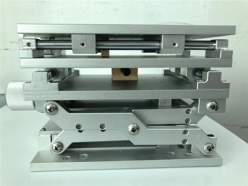 แบบพกพา 3D Workbench เลเซอร์แกะสลักเครื่อง 3 แกนค่าเฉลี่ยตาราง 210x150x150 มม.Optical การทดลองแกน XYZ ตาราง Y