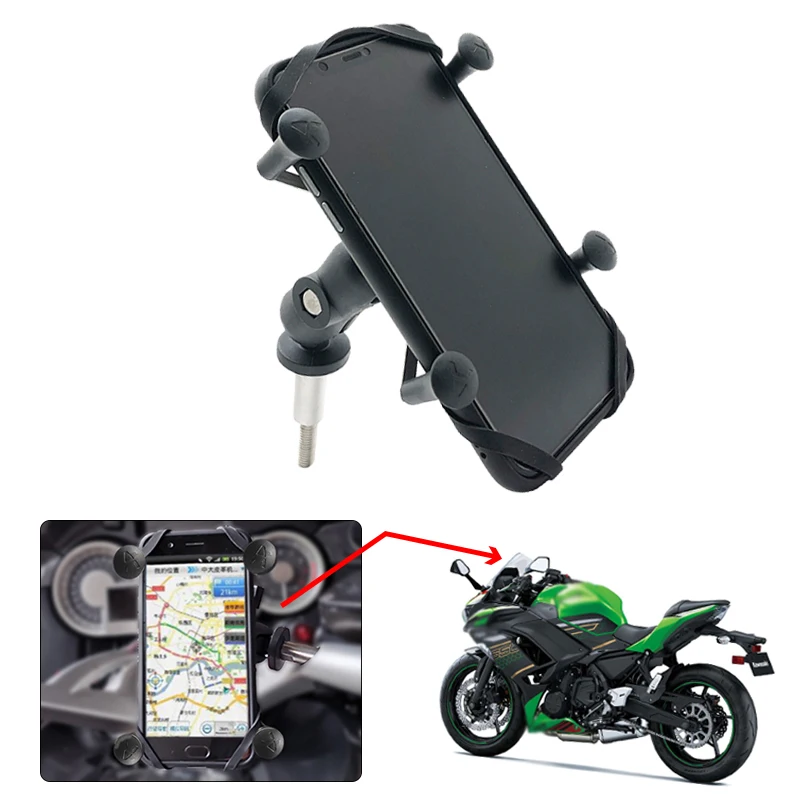 

Fit For Kawasaki ForNinja 650 For Ninja650 2017 2018 2019 2020 2021 X- GPS Navigation Frame Mobile Phone Camera Mount Bracket