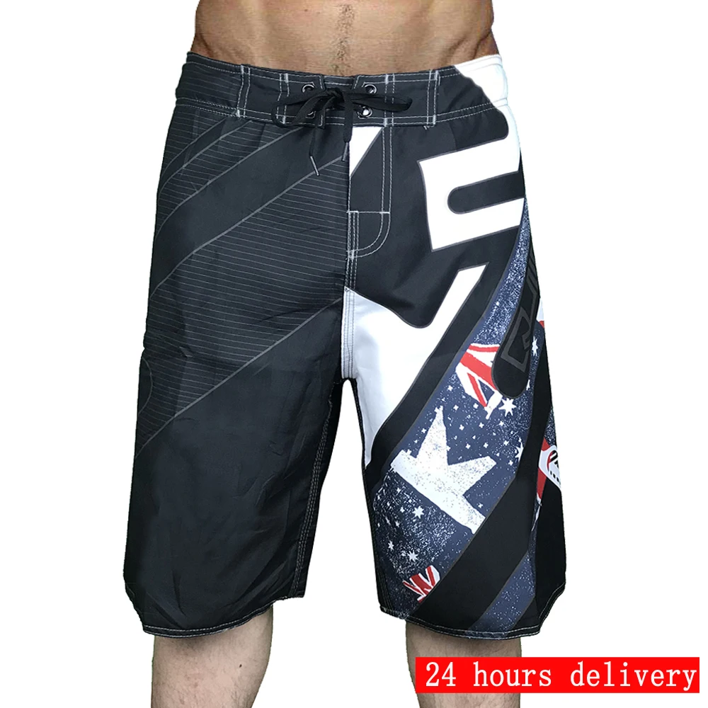 2024 new summer men\'s board shorts Bermuda surf and beach pants beach swimming pants fitness sports pants nickle pants swimsuit