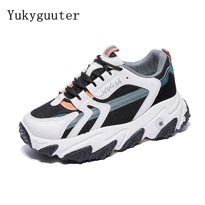 

Sport Running Shoes Woman Outdoor Breathable Thick Sole Lightweight Athletic Mesh Sneakers Female Summer High Quality