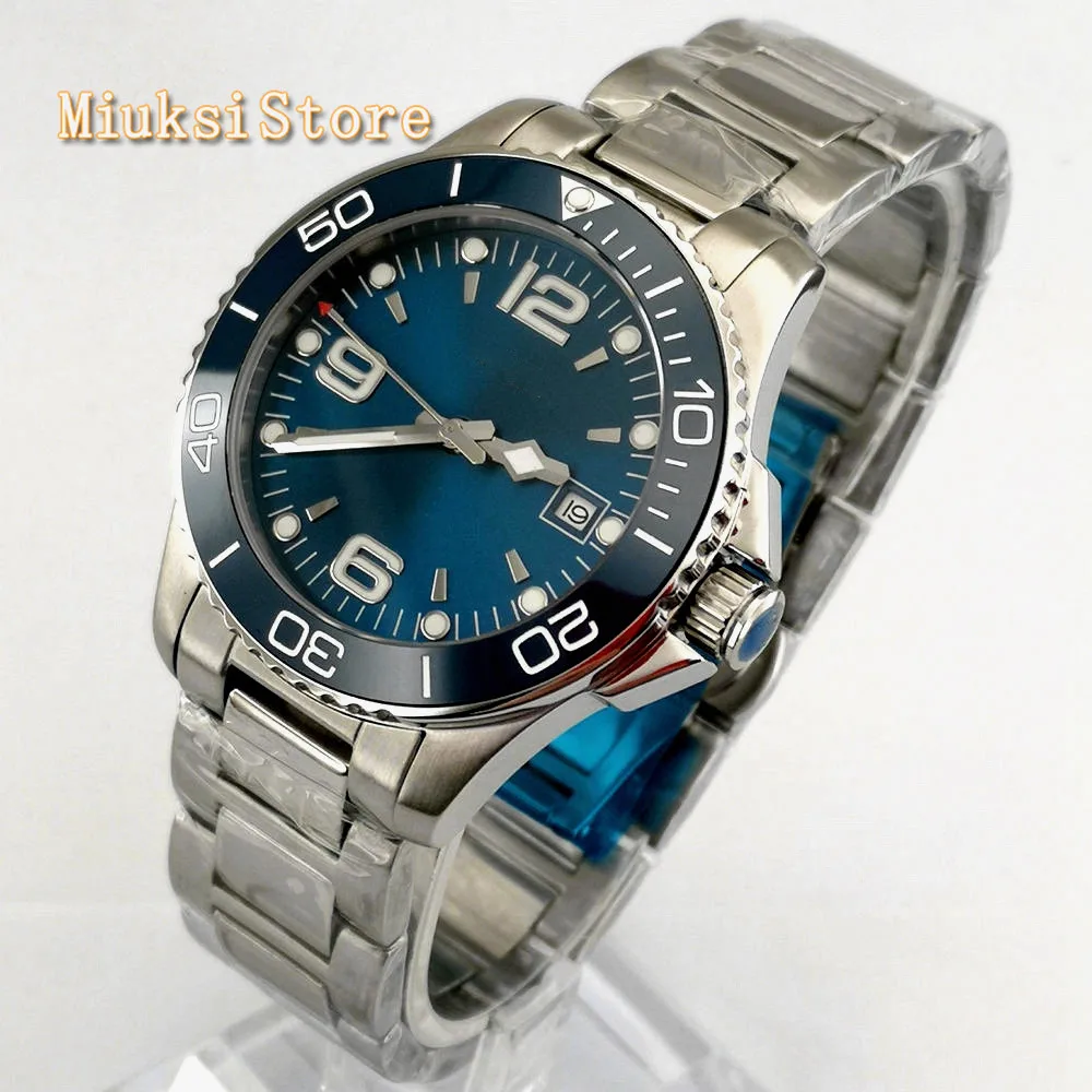 40mm watch Luxury high quality mechanical men's automatic Watch Sapphire glass stainless steel date waterpoof Watches