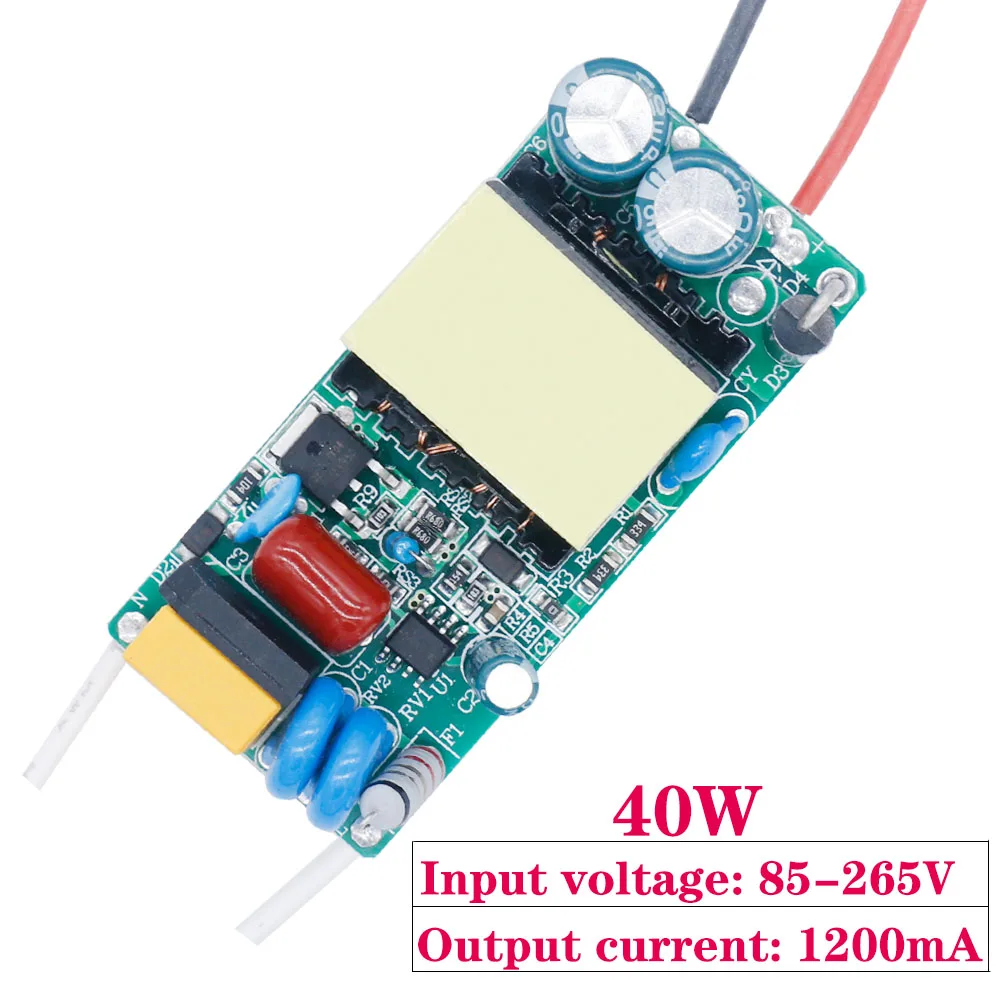 LED Driver Supply 20W 30W 40W 50W 85-265V Power Constant Current Lighting Transformers For LED Lamp Ceiling lamp driver