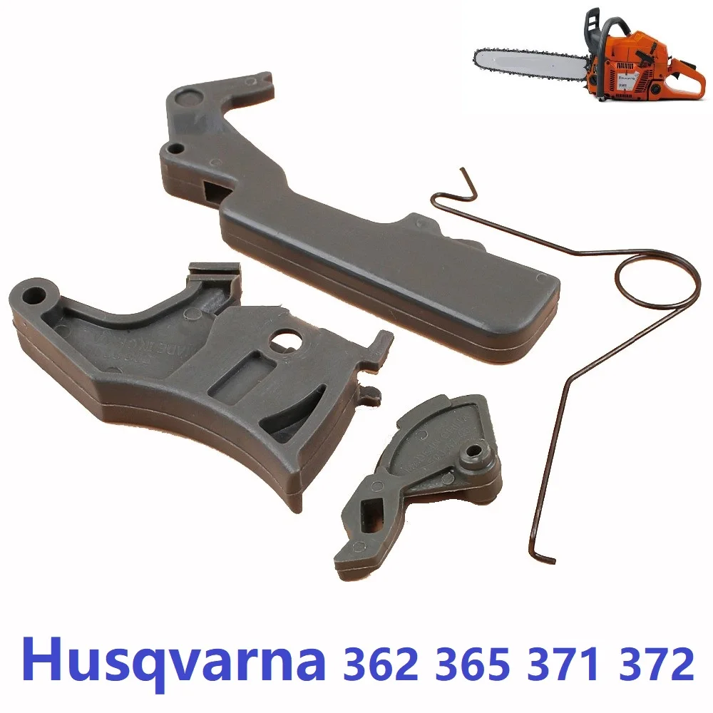 Throttle Rod Trigger Catch Spring Set Control Arm For HUSQVARNA 362 365 371 372 375 385 336 339 Chainsaw 503556601 / 503829801