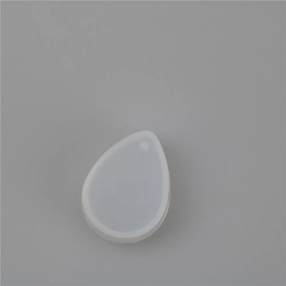 1Pcs/5Pcs Round Square Oval Waterdrop Rectangle Shape Hole Silicone Mold DIY Craft Epoxy Resin Molds Necklaces Pendant Mould